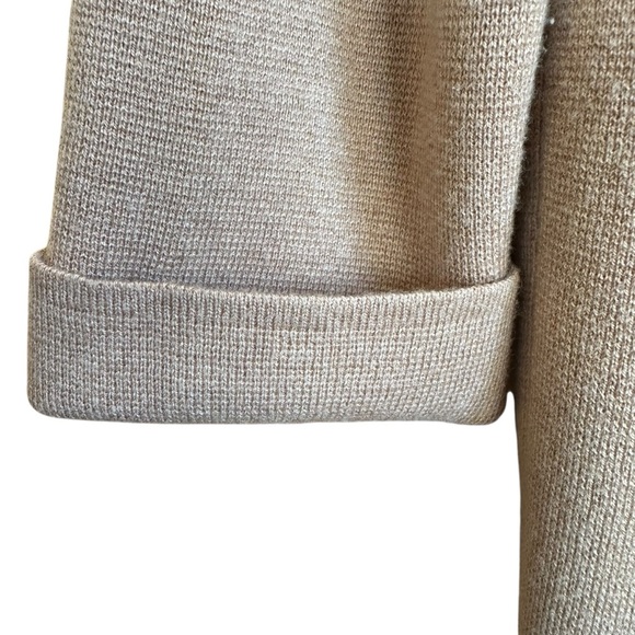 J Crew Sophie Sweater Blazer Beige Camel Merino Wool Blend XXS - Picture 4 of 5